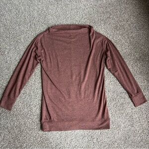 Maurices Burgundy Cowl Neck Long Sleeve Sweater, size XS